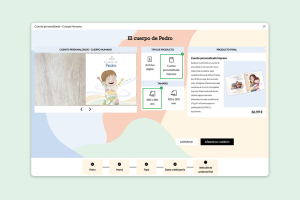 Cómo se personaliza un cuento en Famibooks